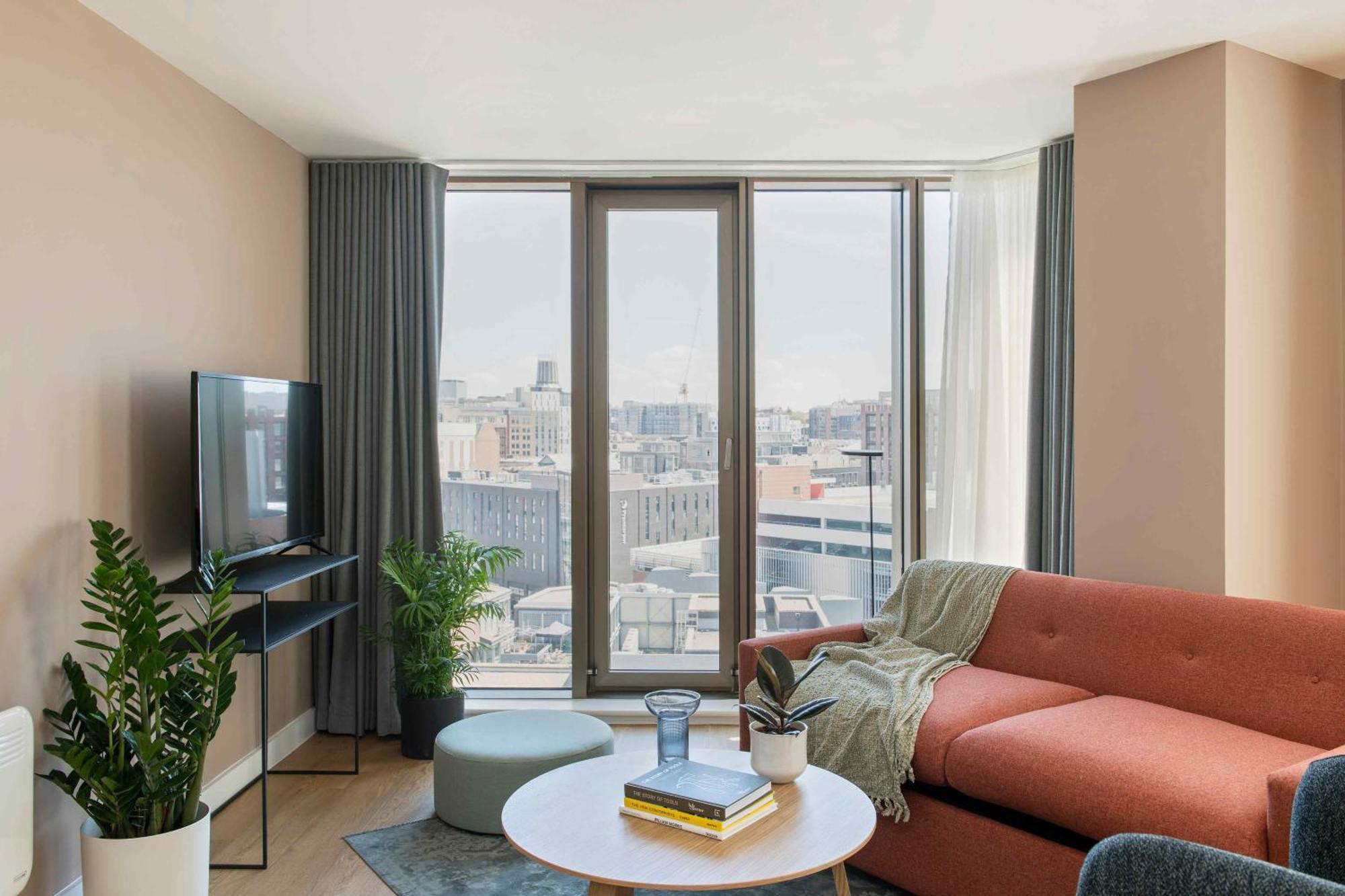 Apartment mit 2 Schlafzimmern und Schlafsofa